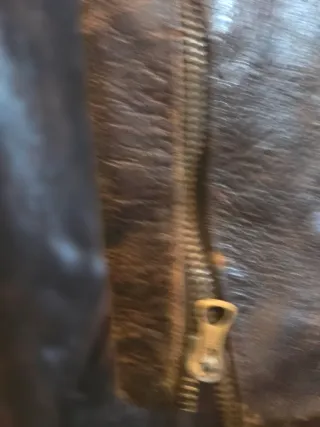 Chaqueta de cuero moto años 60