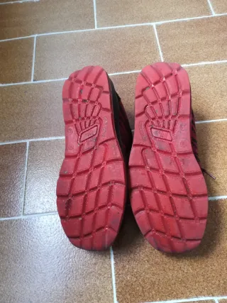 Calzado de Seguridad Negro y Rojo