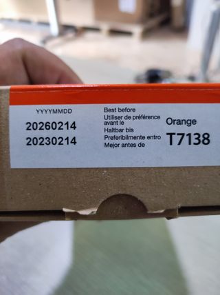 Cartucho Tinta Epson T7138 Naranja 700ml