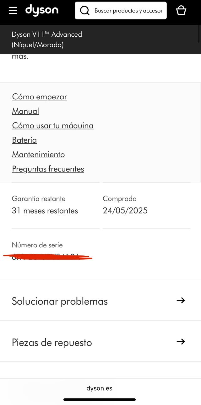 Aspiradora Dyson V11 Morada