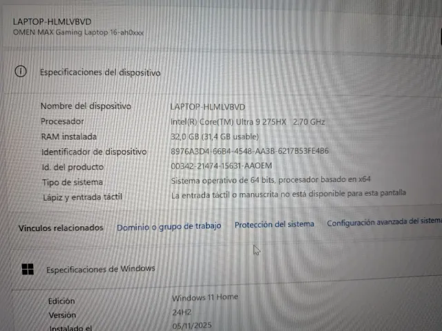 Portátil Gaming Omen Max 16 ah0013ns