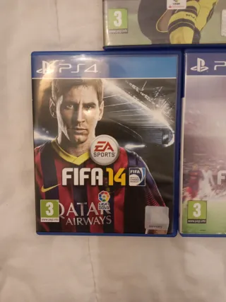 Lote 3 Videojuegos FIFA PS4