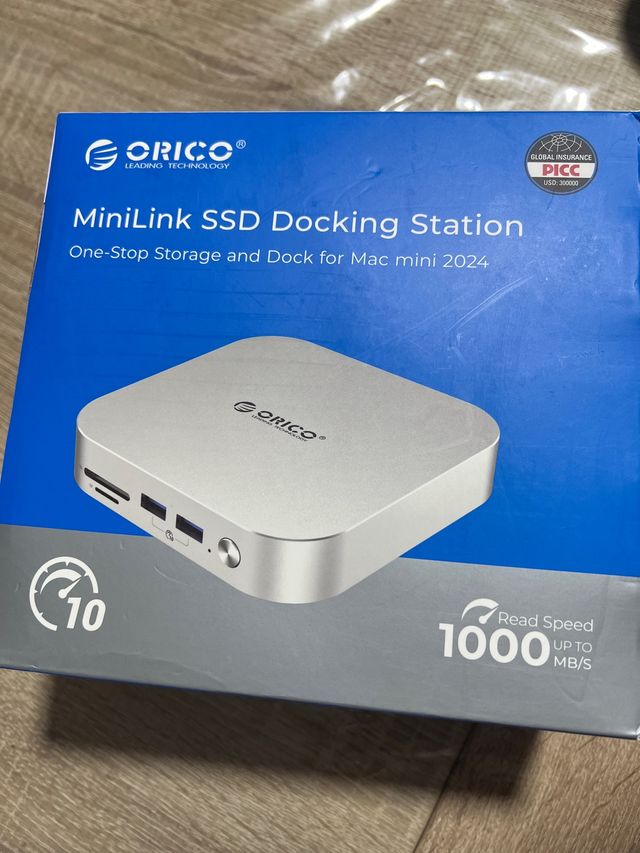 ORICO MiniLink SSD Docking Station Mac mini 2024