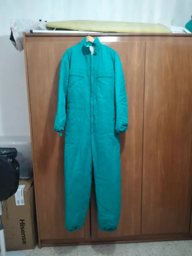 Mono de trabajo cálido verde talla G