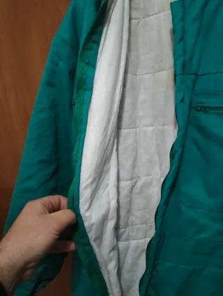 Mono de trabajo cálido verde talla G