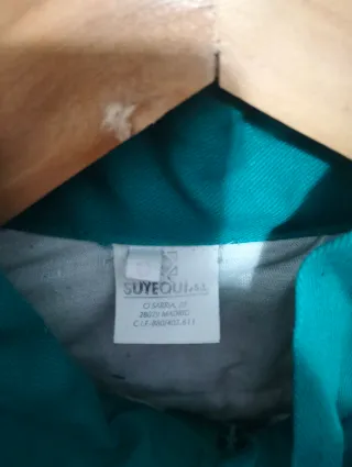 Mono de trabajo cálido verde talla G