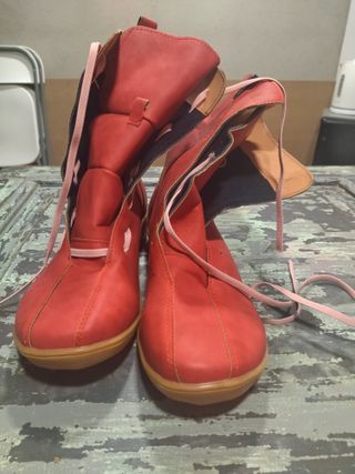 Botas rojas mujer talla 40
