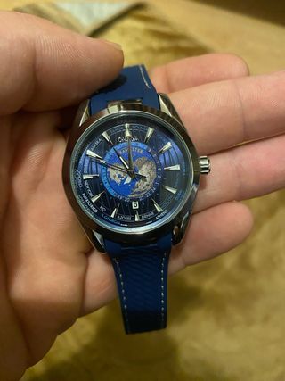 Omega Seamaster Worldtimer Azul