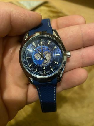 Omega Seamaster Worldtimer Azul