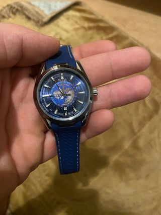 Omega Seamaster Worldtimer Azul