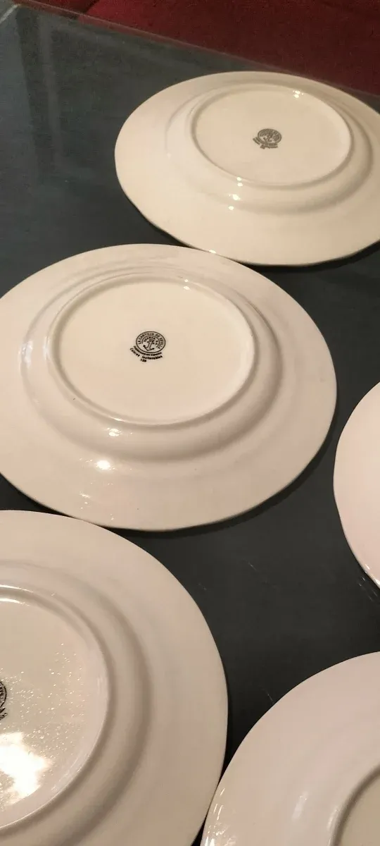 Oferta 3 Platos Llanos Grandes Cartuja Blancos