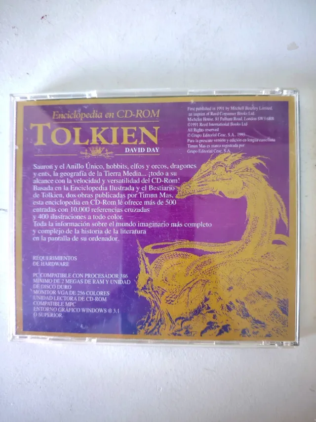 Enciclopedia Tolkien CD-ROM David Day