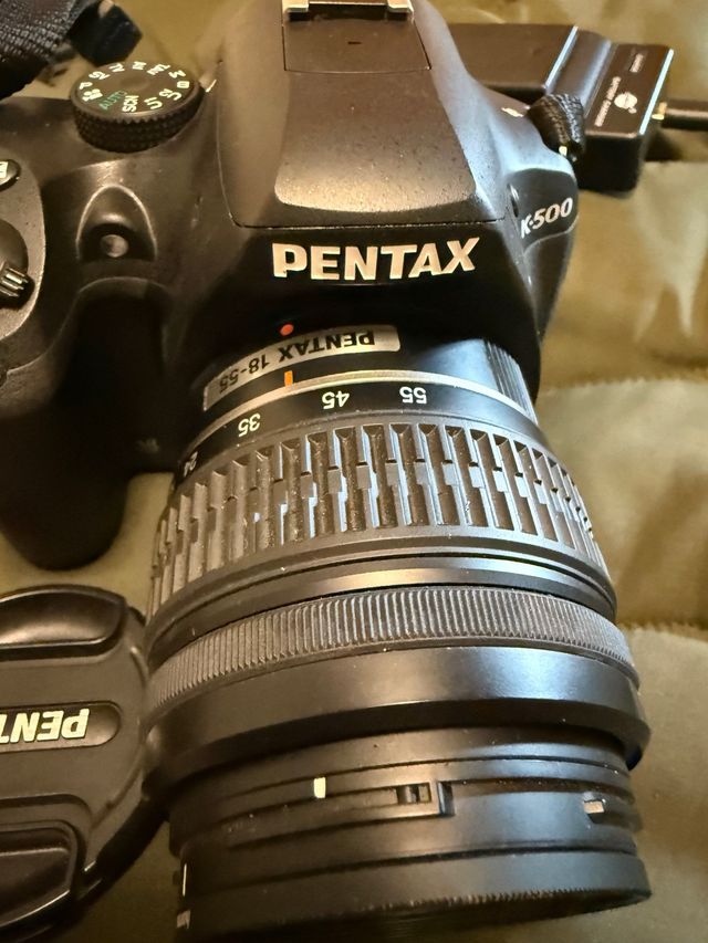 Cámara Pentax K500 estado como nueva regalo estuch