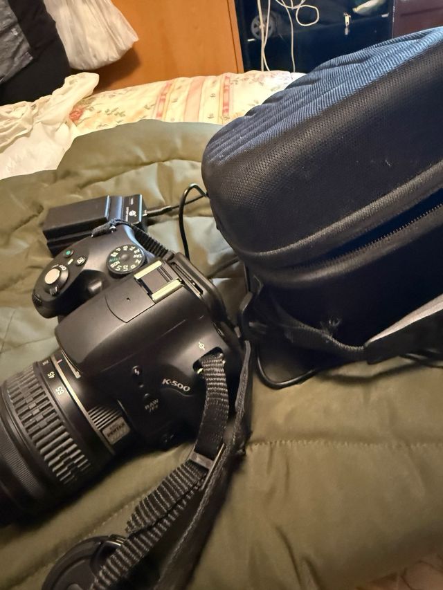 Cámara Pentax K500 estado como nueva regalo estuch