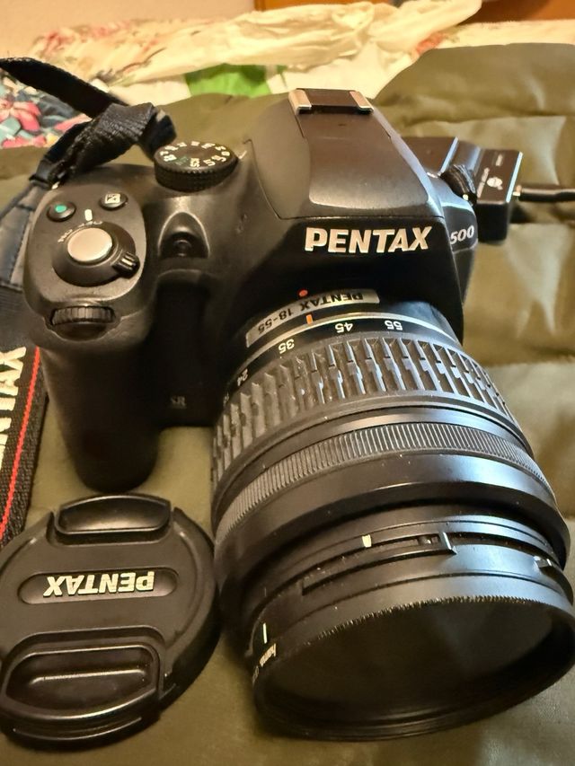 Cámara Pentax K500 estado como nueva regalo estuch