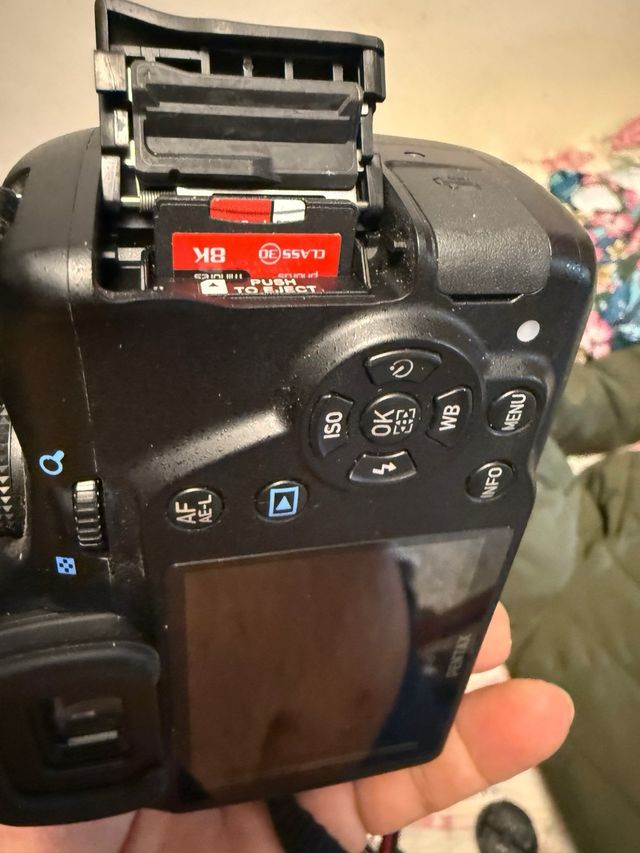 Cámara Pentax K500 estado como nueva regalo estuch