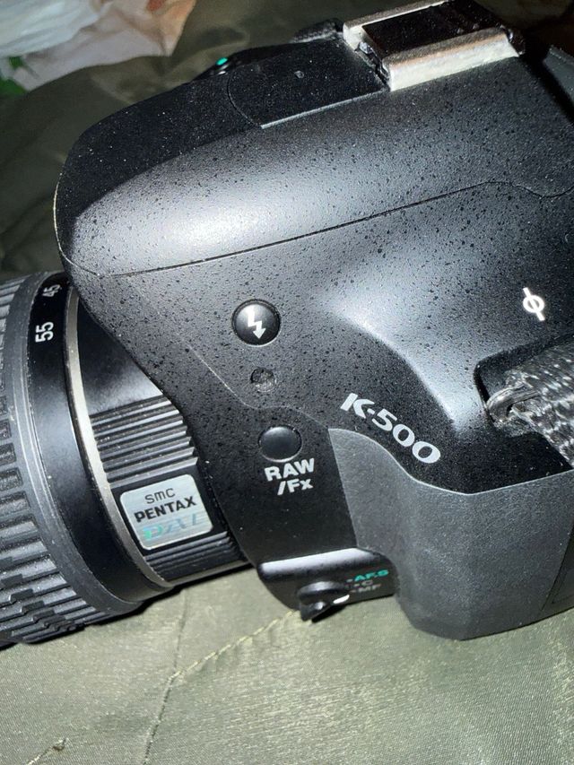 Cámara Pentax K500 estado como nueva regalo estuch