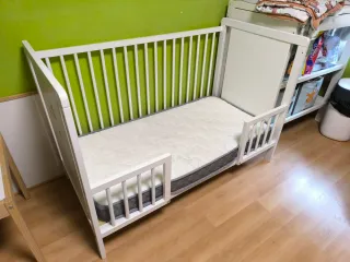 Cuna colecho + 2 colchones