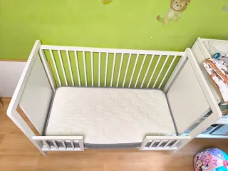 Cuna colecho + 2 colchones