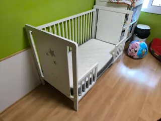 Cuna colecho + 2 colchones