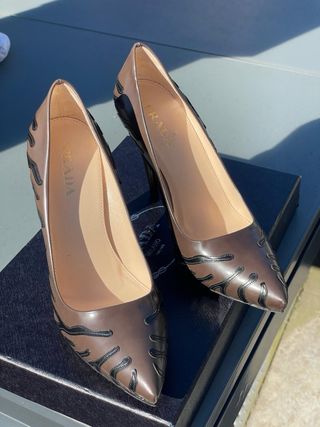 Stivali Prada T38 Marroni e Neri