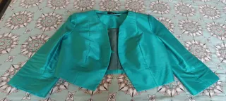 Torerita satén azul turquesa fiesta, de Carla Ruiz