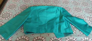 Torerita satén azul turquesa fiesta, de Carla Ruiz