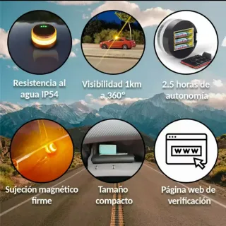 Baliza V16 Luz Emergencia