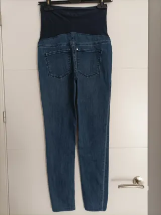 Jegging premamá skinny azul talla S