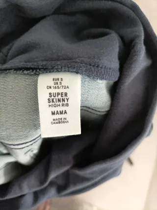 Jegging premamá skinny azul talla S