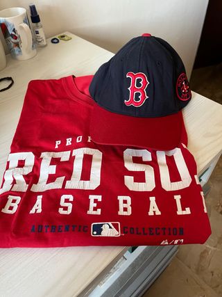 Set Maglia e Cappellino Boston Red Sox