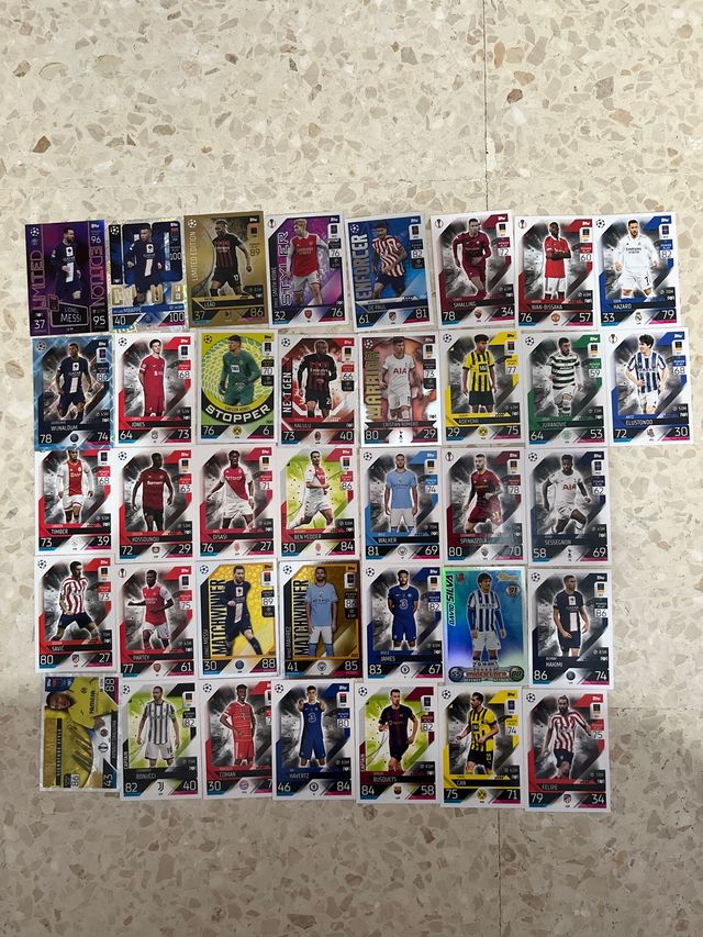 Cartas Match Attax (Caja Metálica) y Adrenalyn