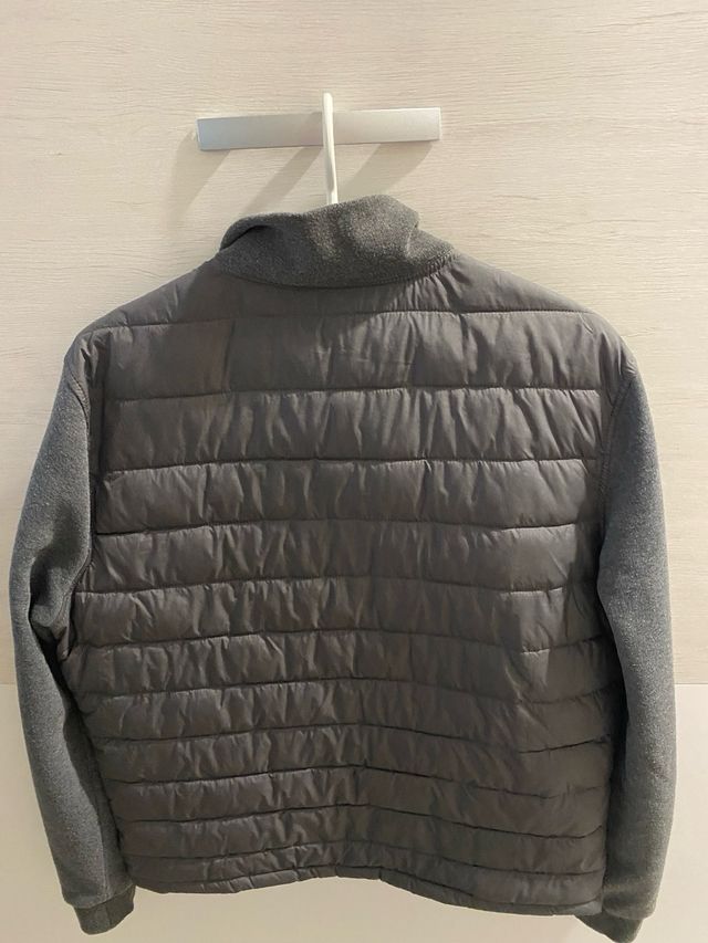 Chaqueta acolchada gris M