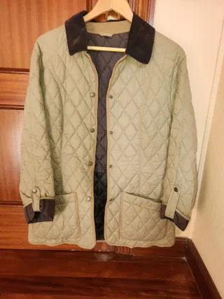 Chaqueta Barbour Husky Mujer Beige/Marrón