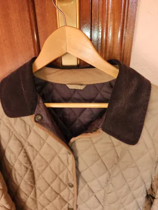 Chaqueta Barbour Husky Mujer Beige/Marrón