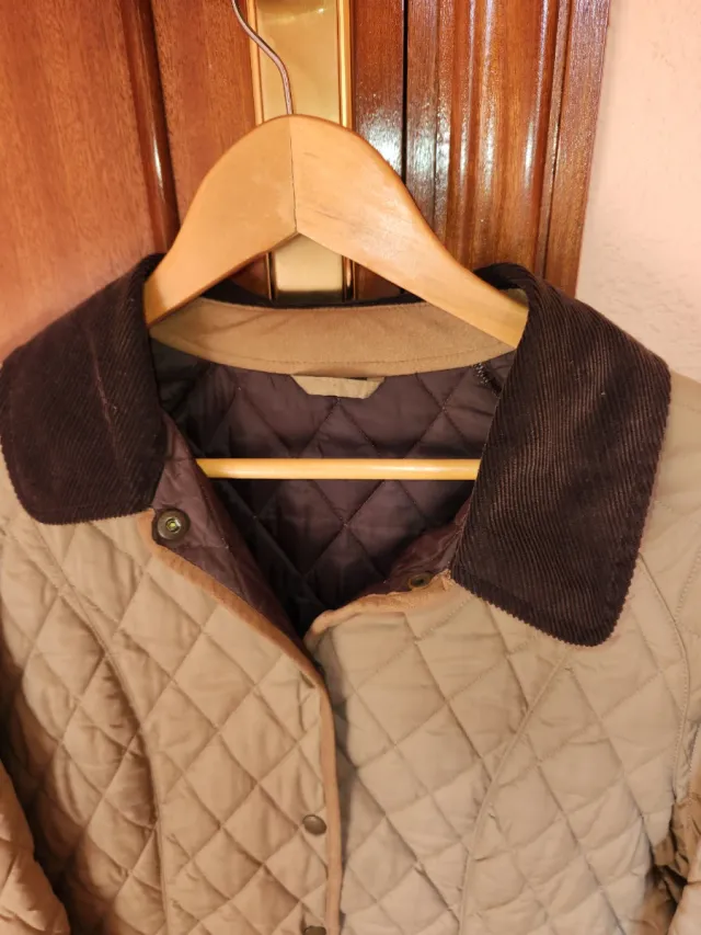 Chaqueta Barbour Husky Mujer Beige/Marrón