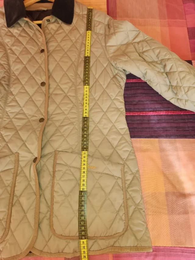 Chaqueta Barbour Husky Mujer Beige/Marrón