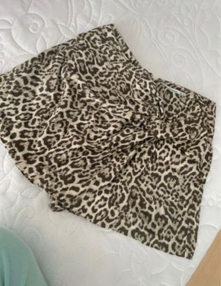 Falda pantalón leopardo