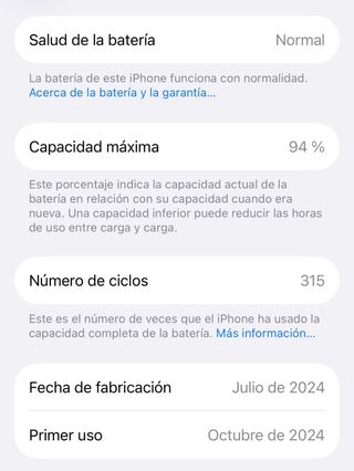 iPhone 16 Rosa 128GB - 1 año de uso