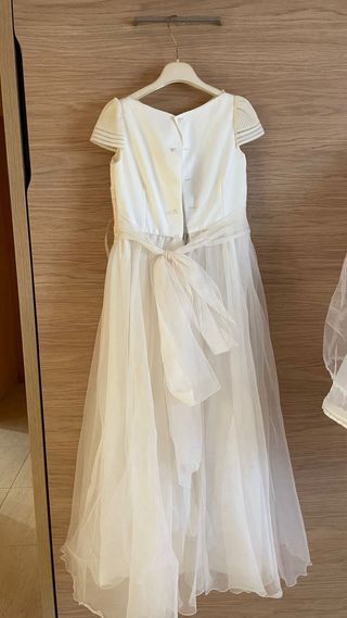 Vestido Comunión Marla con Cancán