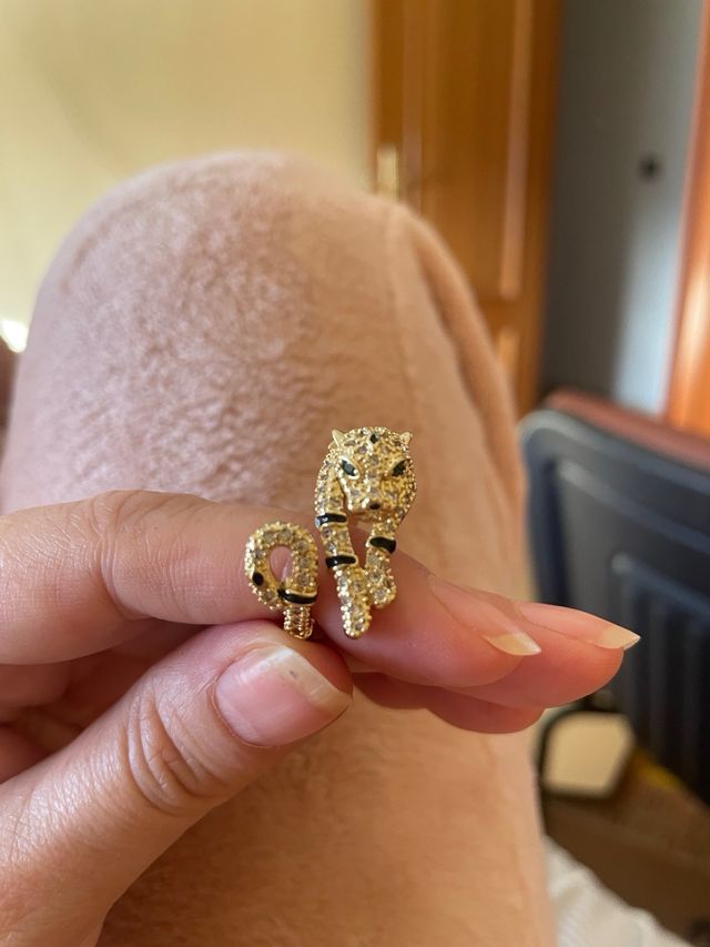 Anillo Inspiración Cartier 18k Laminado