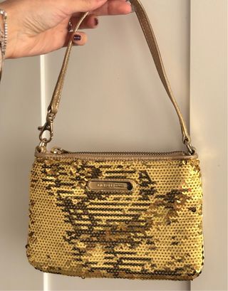 Bolso Michael Kors Dorado Lentejuelas