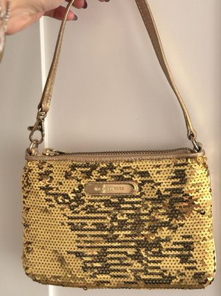 Bolso Michael Kors Dorado Lentejuelas