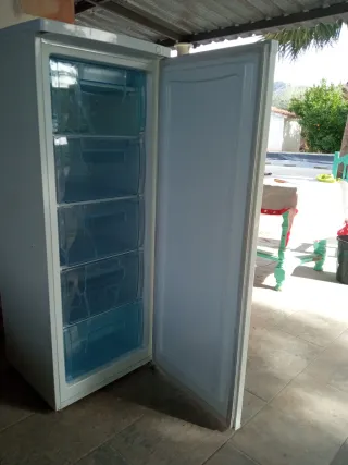 Congelador vertical blanco