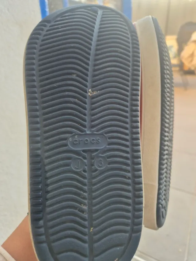 Ciabatte Crocs per bambini in blu e rosa