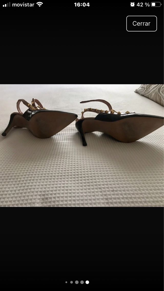 Zapatos Lolita Blu Talla 37 Negro Tachuelas