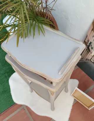 Mesita auxiliar vintage Shabby chic 84x43x34