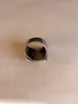 Anillo Plata Maciza Perla