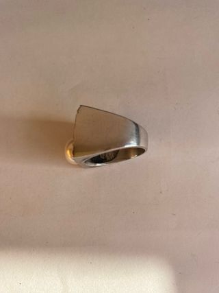 Anillo Plata Maciza Perla