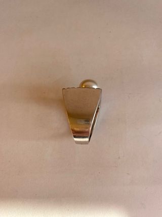 Anillo Plata Maciza Perla